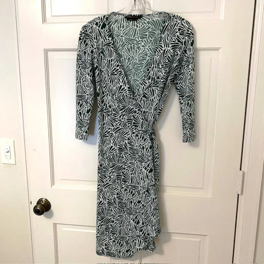 bcbg green wrap dress Bcbgmaxazria Isabella Wrap Dress
